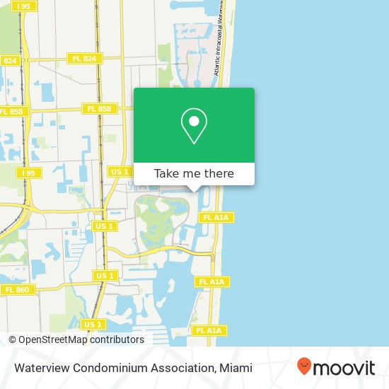 Mapa de Waterview Condominium Association