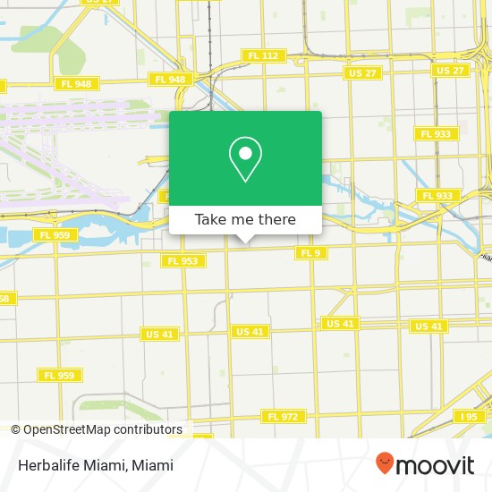 Herbalife Miami map