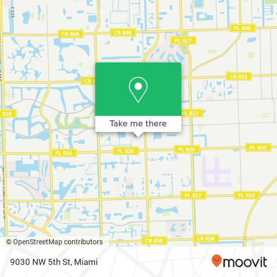 9030 NW 5th St map