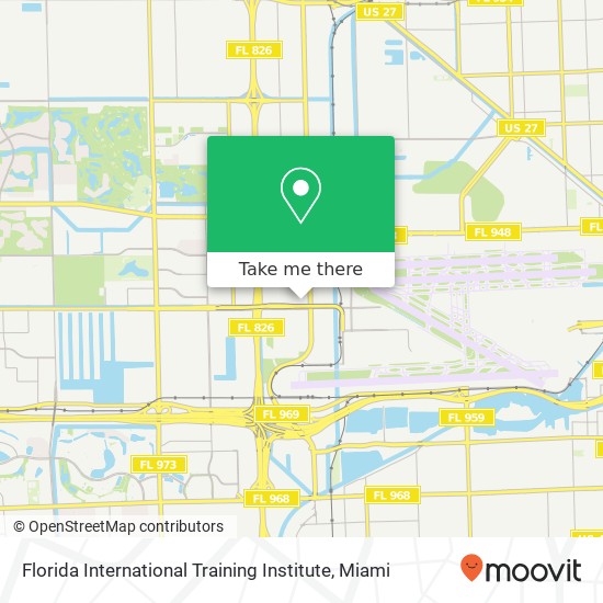 Florida International Training Institute map