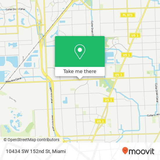 10434 SW 152nd St map