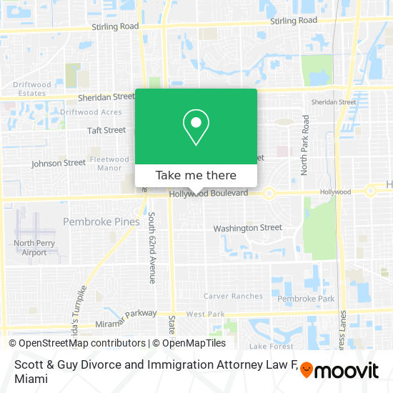 Scott & Guy Divorce and Immigration Attorney Law F map