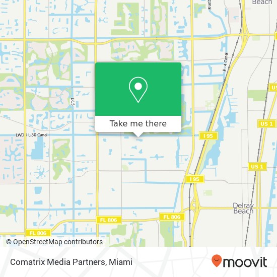 Comatrix Media Partners map