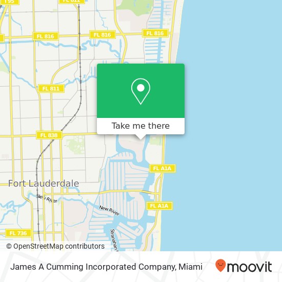 James A Cumming Incorporated Company map