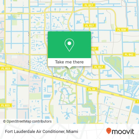 Fort Lauderdale Air Conditioner map