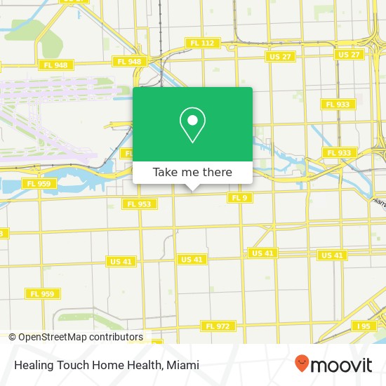 Mapa de Healing Touch Home Health