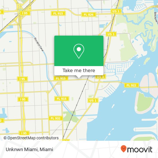 Mapa de Unknwn Miami