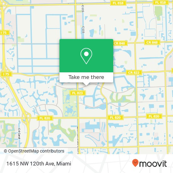 1615 NW 120th Ave map