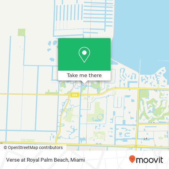 Verse at Royal Palm Beach map