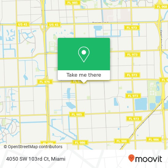 4050 SW 103rd Ct map