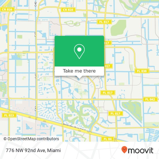 Mapa de 776 NW 92nd Ave