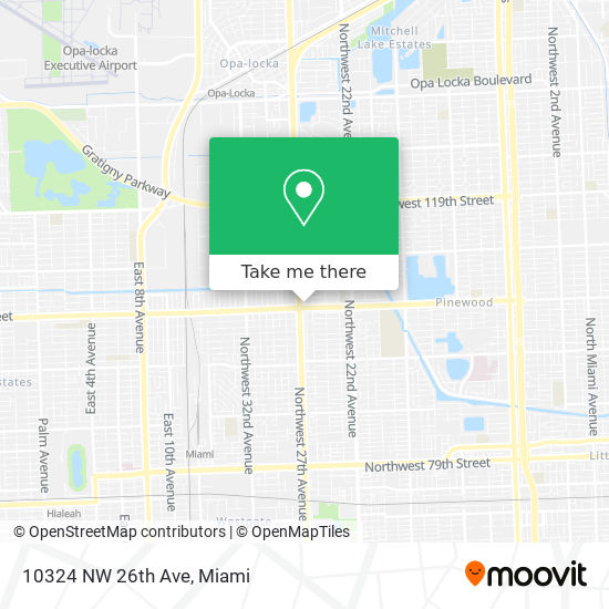 10324 NW 26th Ave map