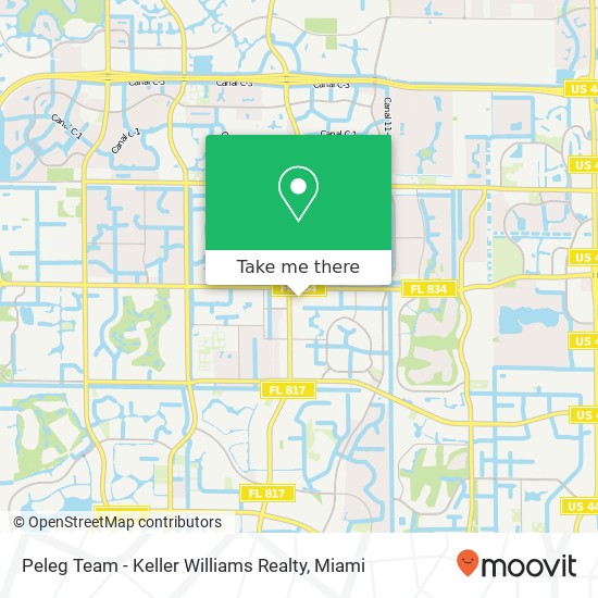 Mapa de Peleg Team - Keller Williams Realty