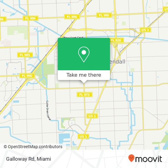 Mapa de Galloway Rd