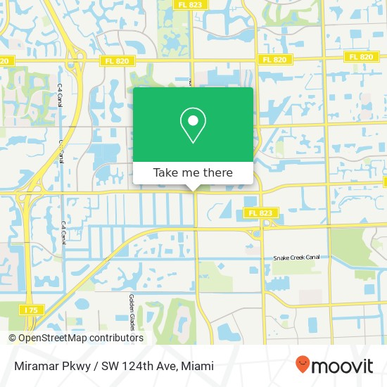 Miramar Pkwy / SW 124th Ave map