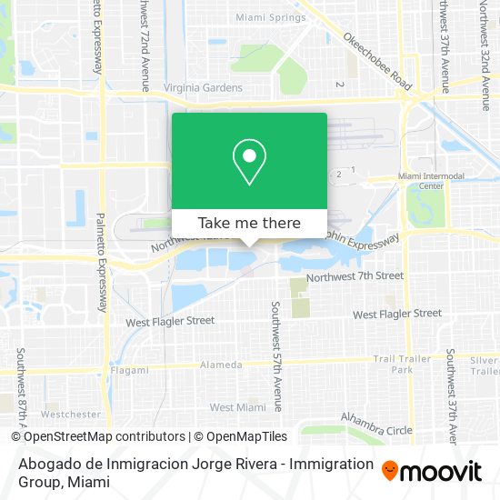 Abogado de Inmigracion Jorge Rivera - Immigration Group map