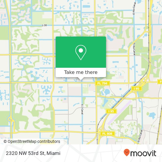 2320 NW 53rd St map