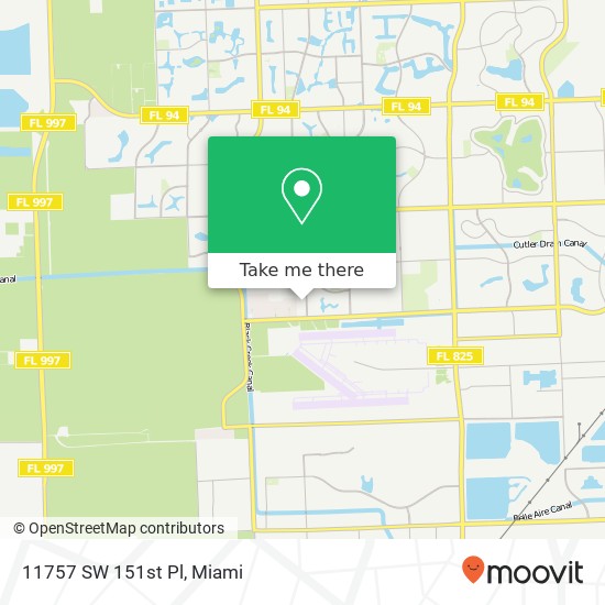 11757 SW 151st Pl map