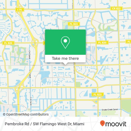 Pembroke Rd / SW Flamingo West Dr map