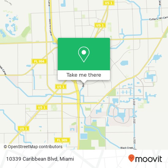 10339 Caribbean Blvd map