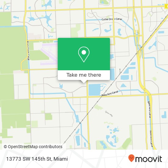 13773 SW 145th St map