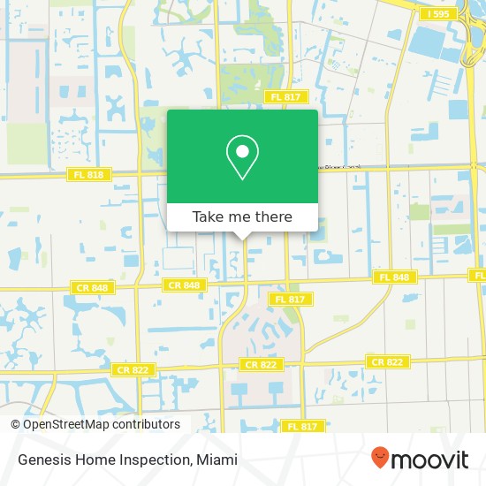 Mapa de Genesis Home Inspection