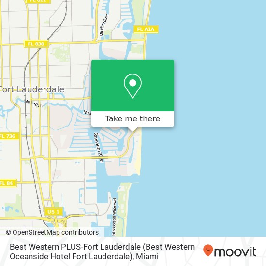 Best Western PLUS-Fort Lauderdale (Best Western Oceanside Hotel Fort Lauderdale) map