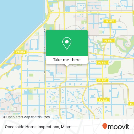Oceanside Home Inspections map