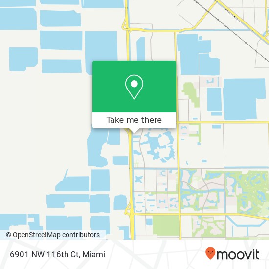 6901 NW 116th Ct map