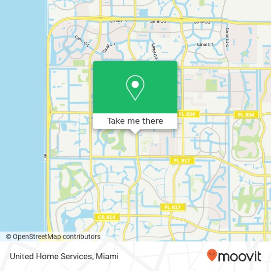 United Home Services map