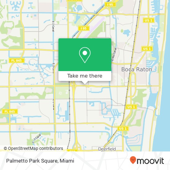 Palmetto Park Square map