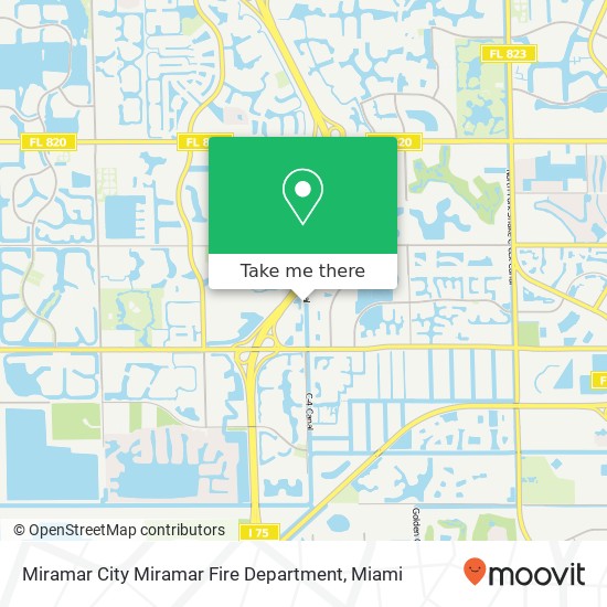 Mapa de Miramar City Miramar Fire Department