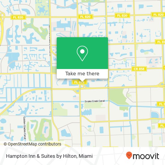 Mapa de Hampton Inn & Suites by Hilton