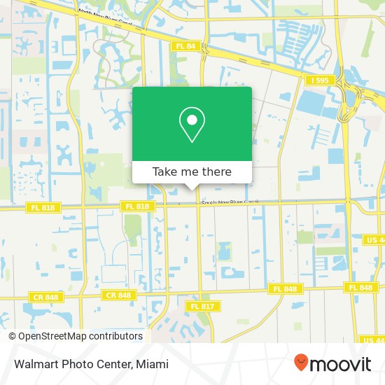 Mapa de Walmart Photo Center