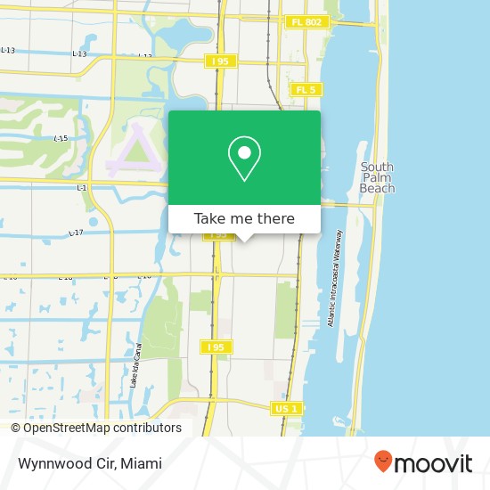 Wynnwood Cir map