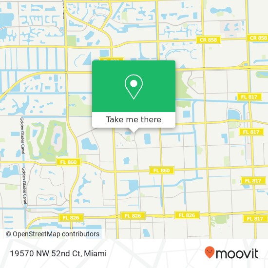 19570 NW 52nd Ct map