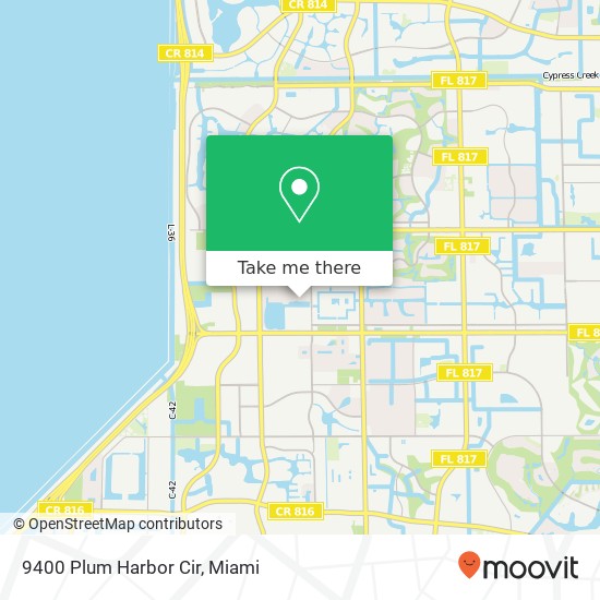 Mapa de 9400 Plum Harbor Cir