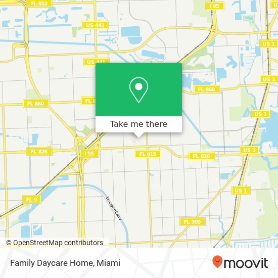 Family Daycare Home map