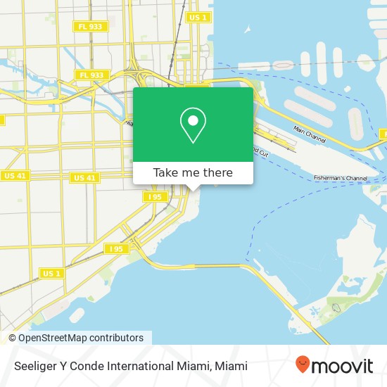 Mapa de Seeliger Y Conde International Miami