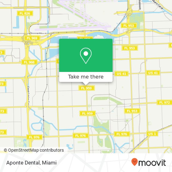 Aponte Dental map