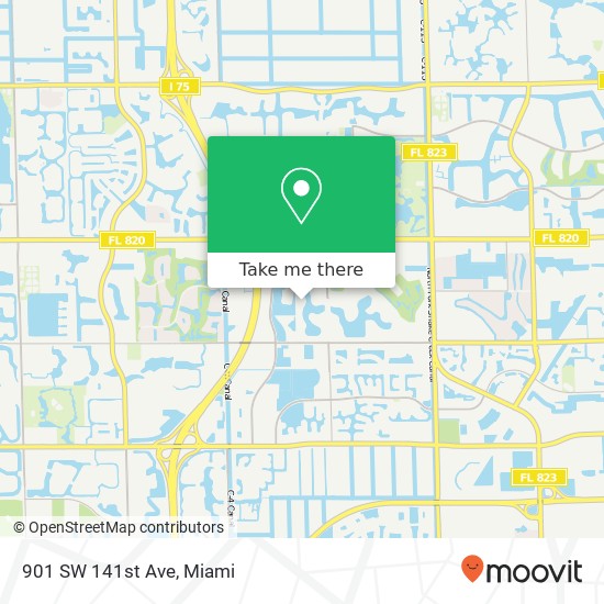 901 SW 141st Ave map