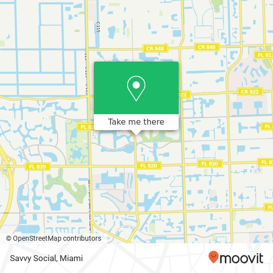 Savvy Social map