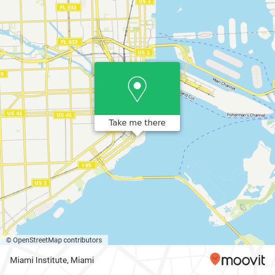 Miami Institute map