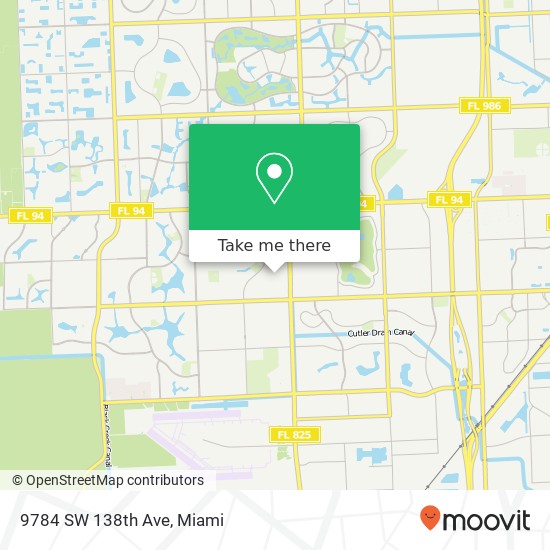 9784 SW 138th Ave map