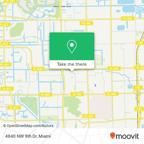 4840 NW 9th Dr map