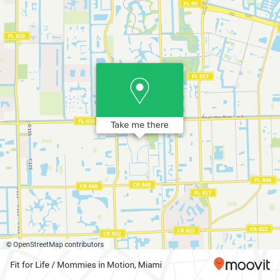 Fit for Life / Mommies in Motion map