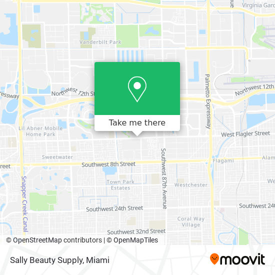 Sally Beauty Supply map