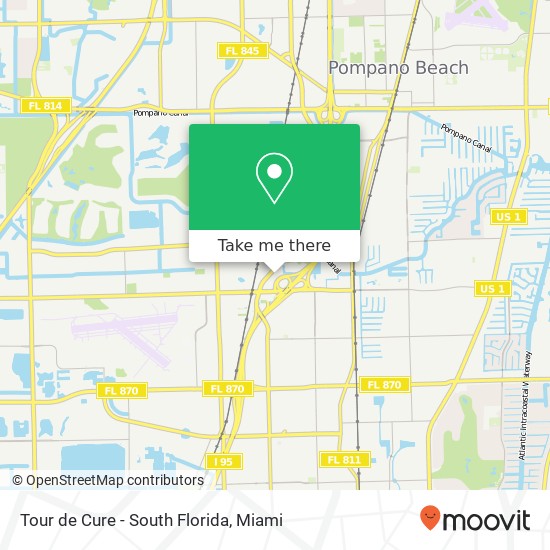 Mapa de Tour de Cure - South Florida