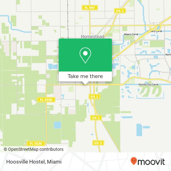 Mapa de Hoosville Hostel