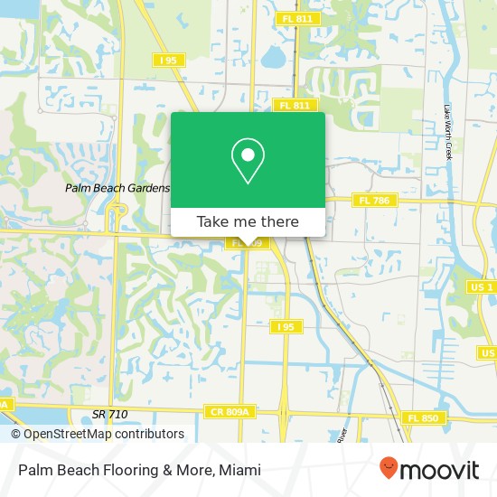 Mapa de Palm Beach Flooring & More